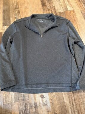 Pebble Beach Heather Charcoal Performance Pullover